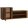 vidaXL Armoire &agrave; chaussures Ch&ecirc;ne marron 130x35x54cm Bois d'ing&eacute;nierie
