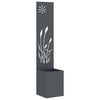 vidaXL &Eacute;cran de confidentialit&eacute; de jardin Anthracite 50 x 32 x 150 cm