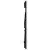 vidaXL T&ecirc;te de lit murale Noir 127,5x3x60 cm Bois massif de pin