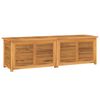 vidaXL Bo&icirc;te de rangement jardin et sac 175x50x55 cm bois massif teck