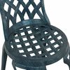 vidaXL Chaise de jardin 2 pcs Vert 55 x 56,5 x 91cm Aluminium
