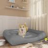 vidaXL Lit pour chien Gris clair 120x100x27 cm Similicuir