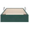 vidaXL Lit de Rangement avec stockage Vert fonc&eacute; 90 x 200 cm Velours