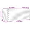 vidaXL Jardini&egrave;re 110x60x46 cm bois massif de douglas