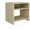 vidaXL Table de chevet Ch&ecirc;ne sonoma 40x30x40 cm Bois d'ing&eacute;nierie