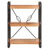vidaXL Biblioth&egrave;que &agrave; 3 niveaux 60x30x80 cm Bois d'acacia massif