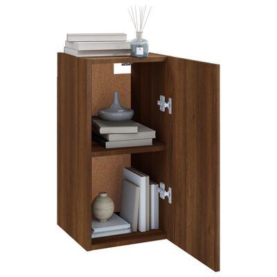 vidaXL Meubles TV 2 pcs Chêne marron 30,5x30x60 cm Bois d'ingénierie