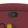 vidaXL Fauteuil inclinable de massage Rouge bordeaux Similicuir