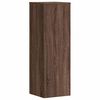 vidaXL Support pour plantes ch&ecirc;ne brun 33x33x100 cm bois d'ing&eacute;nierie