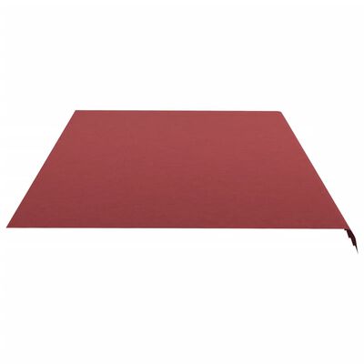 vidaXL Tissu de remplacement pour auvent Bordeaux rouge 6x3,5 m