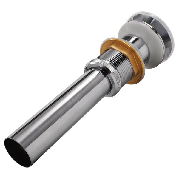 vidaXL Drain d'évier escamotable Acier inoxydable