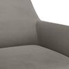 vidaXL Chaises &agrave; manger lot de 6 gris clair velours
