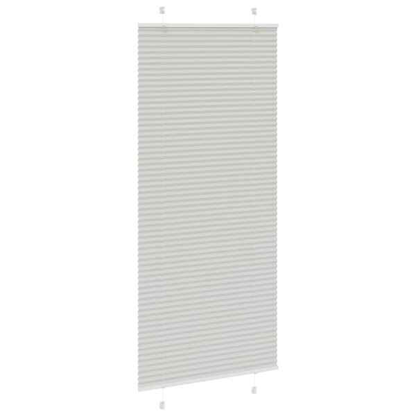 vidaXL Store plissé gris clair 100x200cm largeur du tissu 99,4 cm