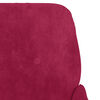 vidaXL Banc Rouge bordeaux 108x79x79 cm Velours