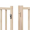 vidaXL Barri&egrave;re pour chiens avec porte pliable 9panneaux bois peuplier