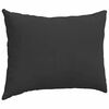 vidaXL Coussins de canapé 2 pcs Noir 70 x 50 cm tissu