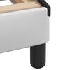 vidaXL Cadre de lit Viana sans matelas blanc et noir 180x200 cm similicuir