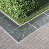 vidaXL Grille Argent 100 x 60 x 2 cm Acier galvanis&eacute; &agrave; chaud