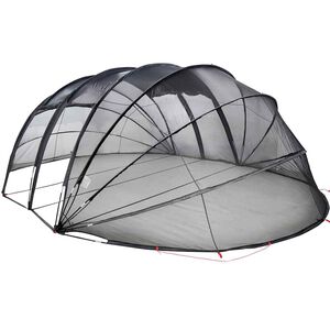 vidaXL D&ocirc;me de tente de piscine Transparent 538 x 440 x 204 cm