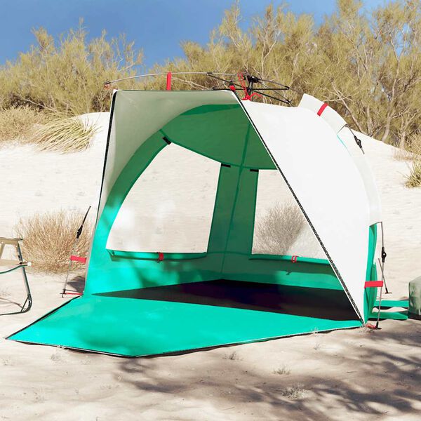 vidaXL Tente de plage 2 personnes lib&eacute;ration rapide imperm&eacute;able