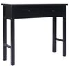 vidaXL Table console Noir 90 x 30 x 77 cm Bois