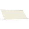 vidaXL Auvent r&eacute;tractable cr&egrave;me 350x150 m tissu et acier
