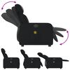 vidaXL Fauteuil de massage inclinable &eacute;lectrique noir similicuir