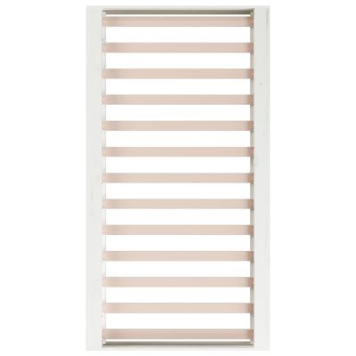 vidaXL Cadre de lit Blanc 90x190 cm Simple Bois massif