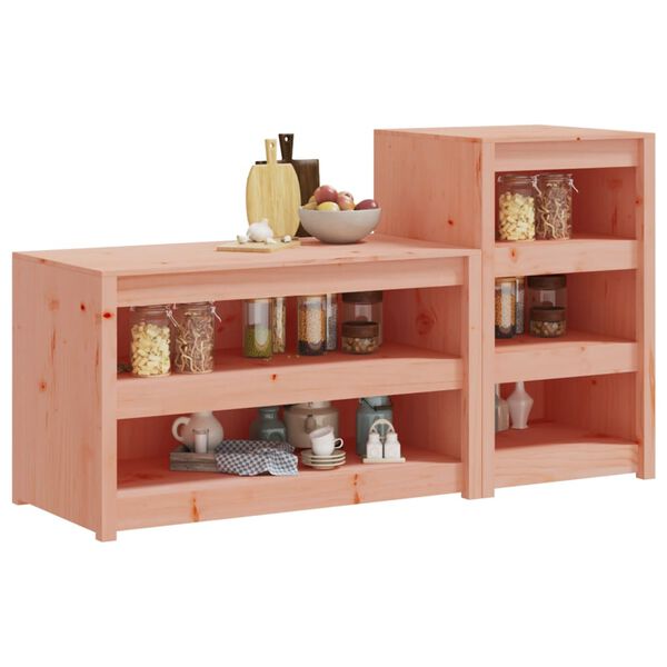 vidaXL Armoires de cuisine d'ext&eacute;rieur 2 pcs bois massif douglas