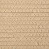 vidaXL Panier de rangement beige et blanc &Oslash;51x33 cm coton