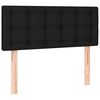 vidaXL T&ecirc;te de lit Noir 80x5x78/88 cm Tissu