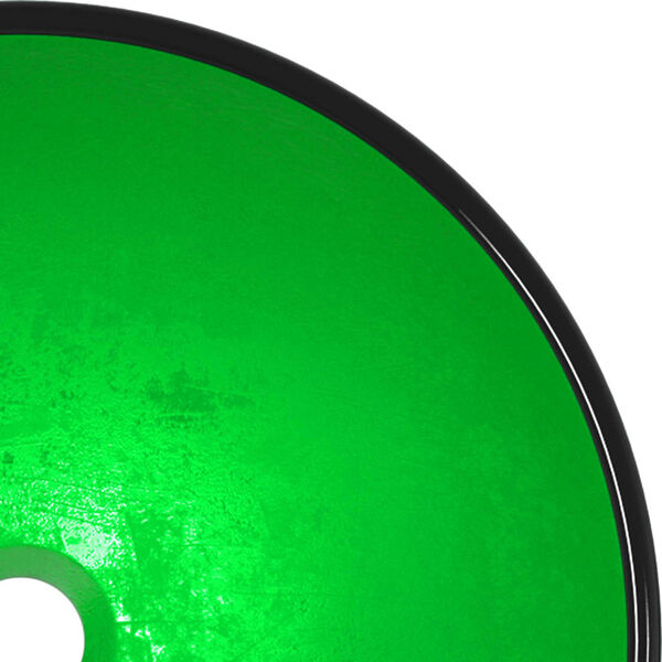 vidaXL Lavabo Verre tremp&eacute; 42x14 cm vert