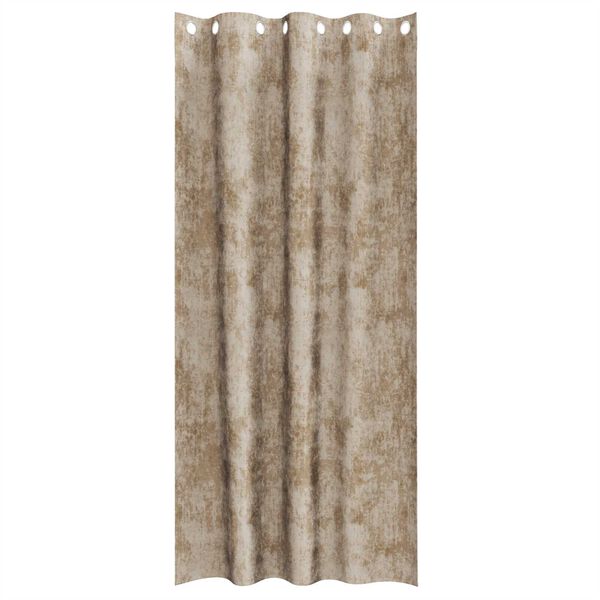 vidaXL Rideaux en velours 2 pcs Champagne 225 x 140 cm Velours
