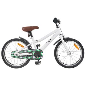 vidaXL V&eacute;lo pour Enfants 18 Pouces pour les 5-7 ans Blanc