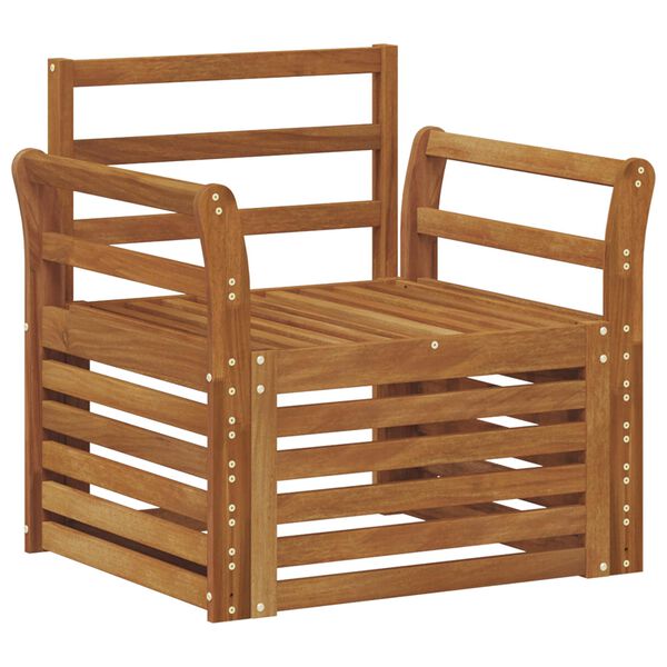 vidaXL Ensemble de canap&eacute;s d'ext&eacute;rieur Naturel 75,5 x 63 x 73 cm