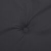 vidaXL Coussin de banc de jardin noir 100x50x4 cm tissu oxford