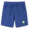 Short pour enfants &agrave; cordon de serrage m&eacute;lange bleu 116