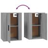 vidaXL Ensemble de meubles TV 3 pcs Sonoma gris Bois d'ing&eacute;nierie