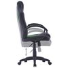 vidaXL Chaise de jeu Vert Similicuir