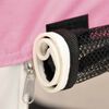 vidaXL Parc pliable pour chien avec sac de transport Rose 145x145x61cm