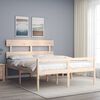 vidaXL Lit pour personne &acirc;g&eacute;e sans matelas bois massif