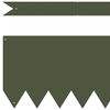 vidaXL Bordure de Pelouse 10 pcs Vert olive 100 x 0.05 x 20 cm