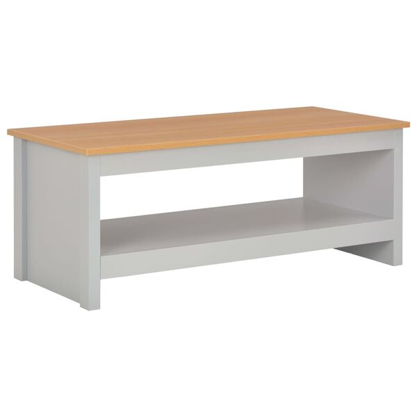 vidaXL Table basse Gris 105x47x42 cm