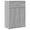 vidaXL Buffet sonoma gris 60x30x84 cm bois d'ing&eacute;nierie