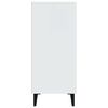 vidaXL Buffet blanc 90x34x80 cm bois d'ingénierie