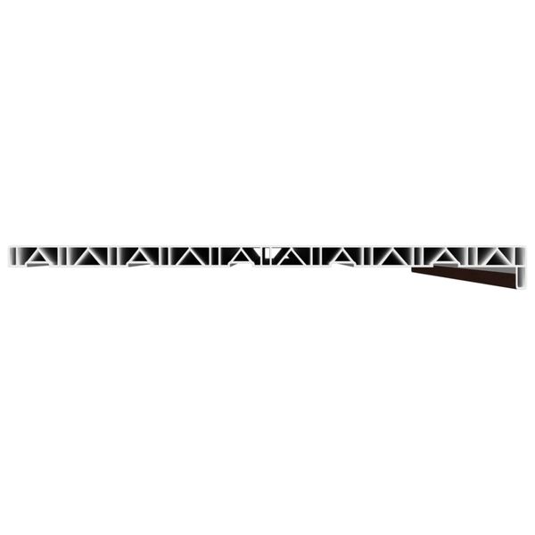 vidaXL Appui de fen&ecirc;tre Bois Brun 160 x 50 x 4,5 cm PVC