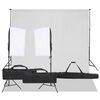 vidaXL Kit de studio photo avec &eacute;clairage et toile de fond