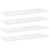 vidaXL Panneaux de biblioth&egrave;que 4 pcs blanc bois d&rsquo;ing&eacute;nierie