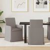 vidaXL Chaises de salle &agrave; manger 2 pcs Taupe 57 x 67 x 95 cm tissu