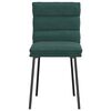 vidaXL Chaises &agrave; manger lot de 2 Vert fonc&eacute; Velours